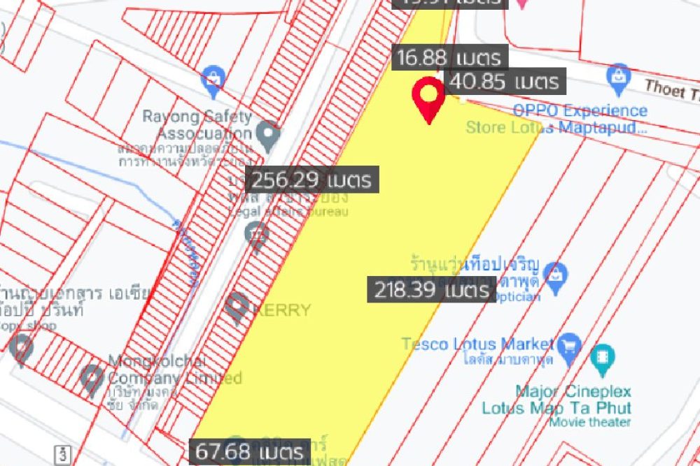 ขนาดmap